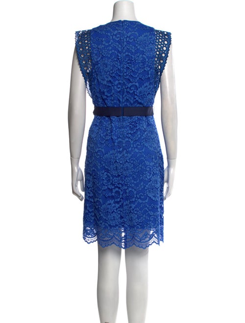 Sandro Lace Pattern Knee-Length Dress