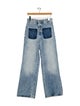 Sandro High-Rise Wide Leg Jeans