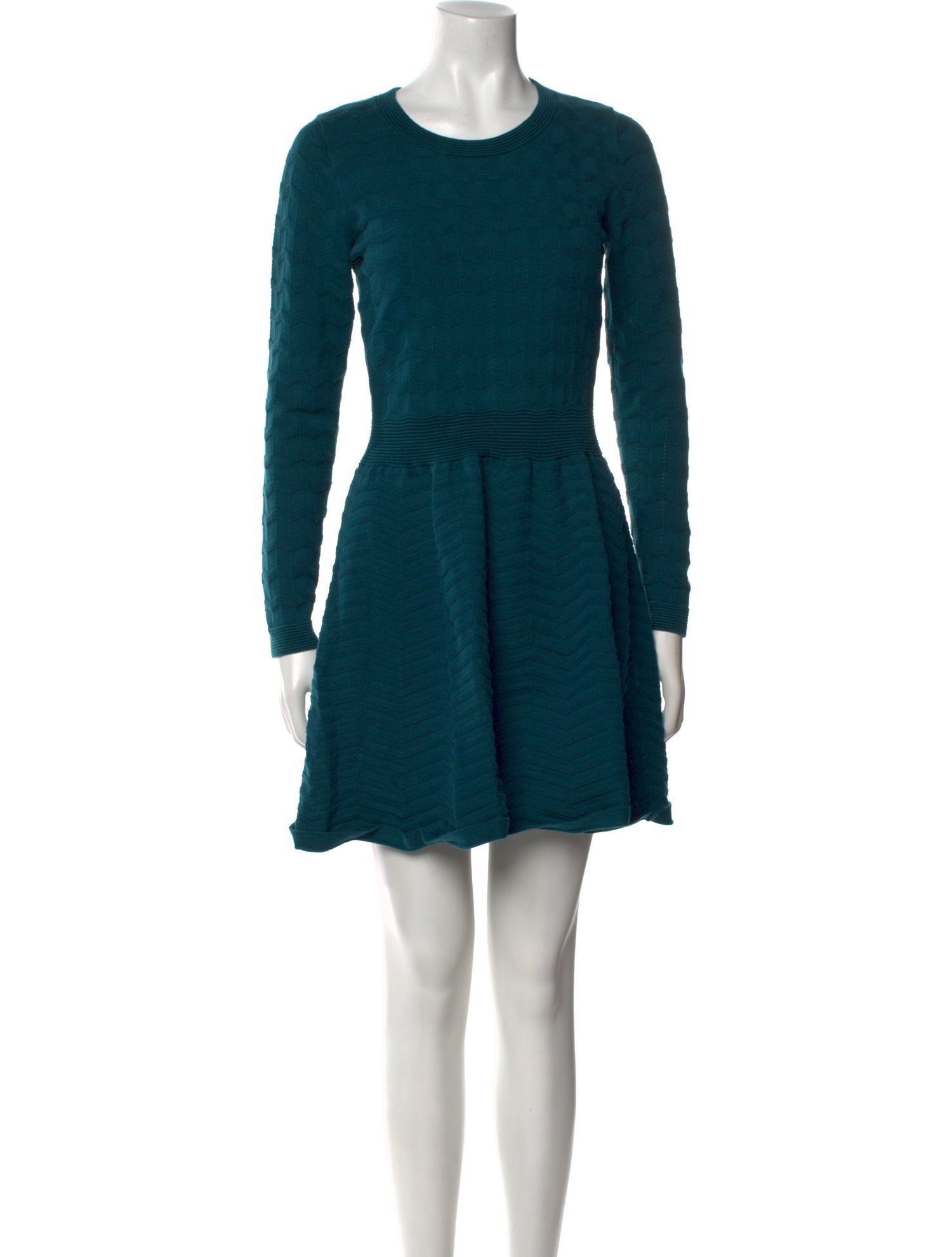 Sandro Crew Neck Mini Dress