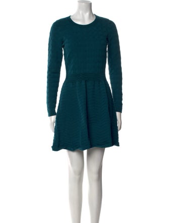 Sandro Crew Neck Mini Dress