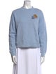 Sandro Crew Neck Long Sleeve Sweatshirt