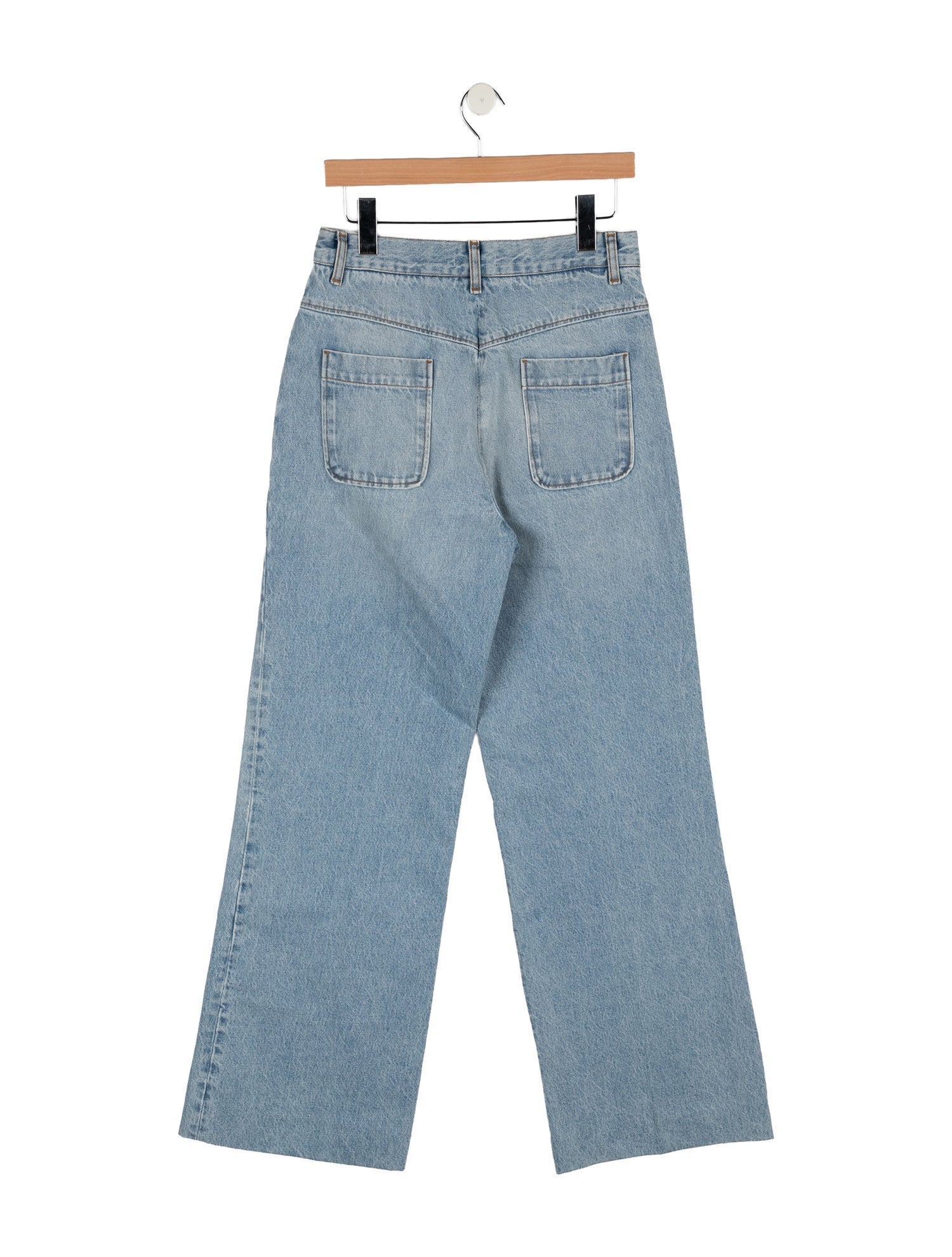 Sandro High-Rise Wide Leg Jeans
