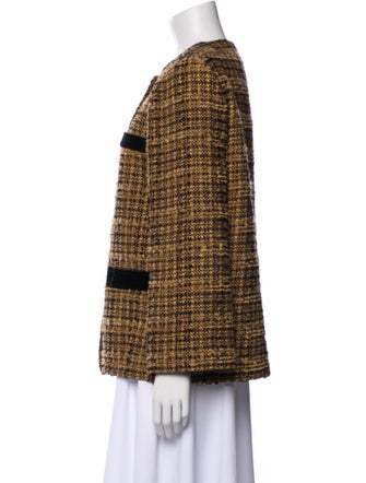 Sandro Tweed Pattern Evening Jacket