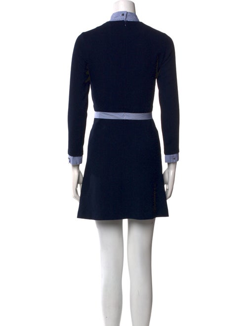 Sandro Mock Neck Mini Dress