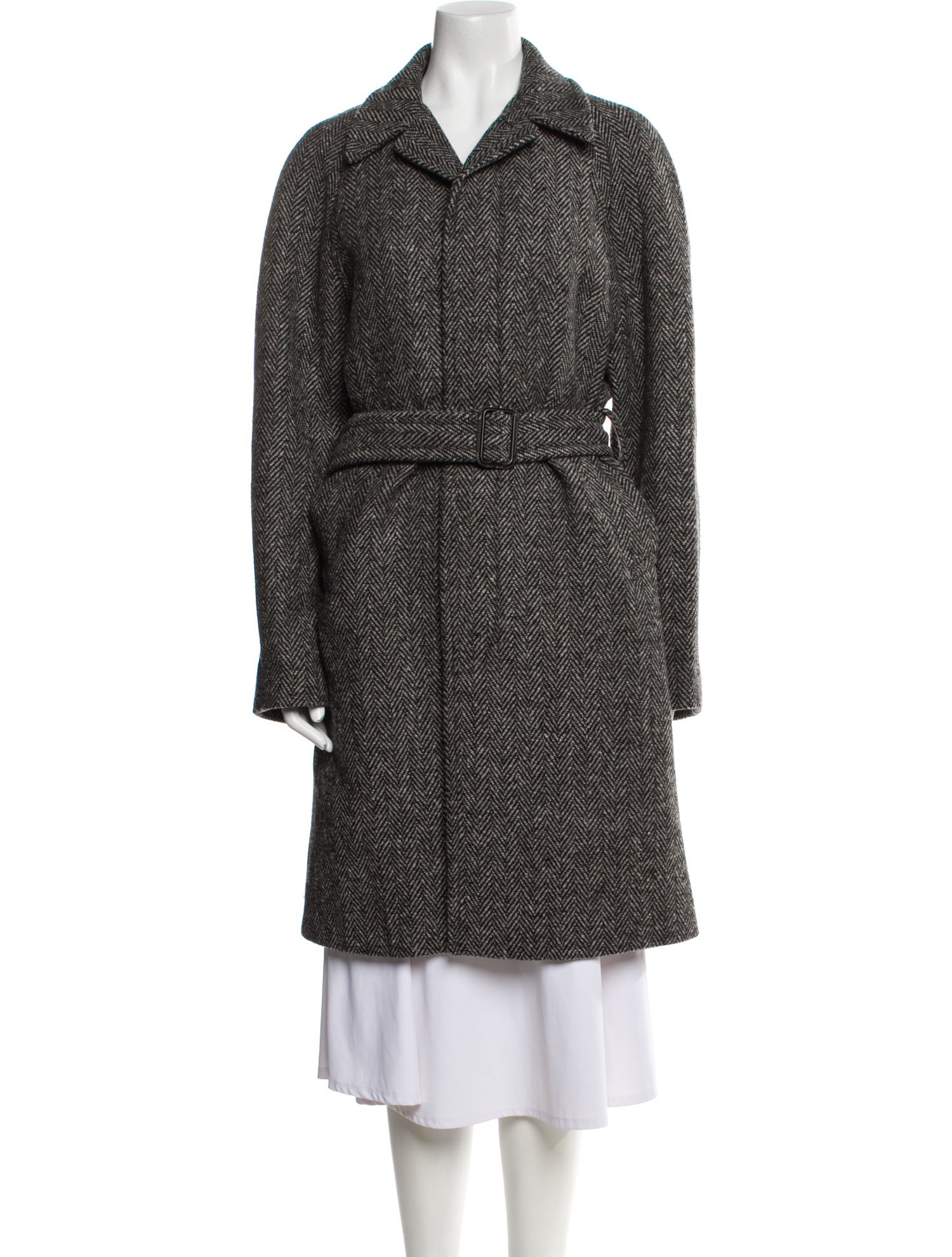 Sandro Tweed Pattern Coat