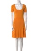 Sandro Scoop Neck Knee-Length Dress