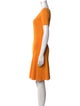 Sandro Scoop Neck Knee-Length Dress