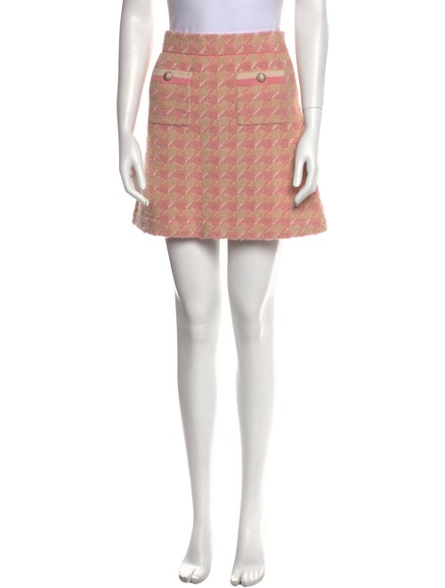 Sandro Printed Mini Skirt