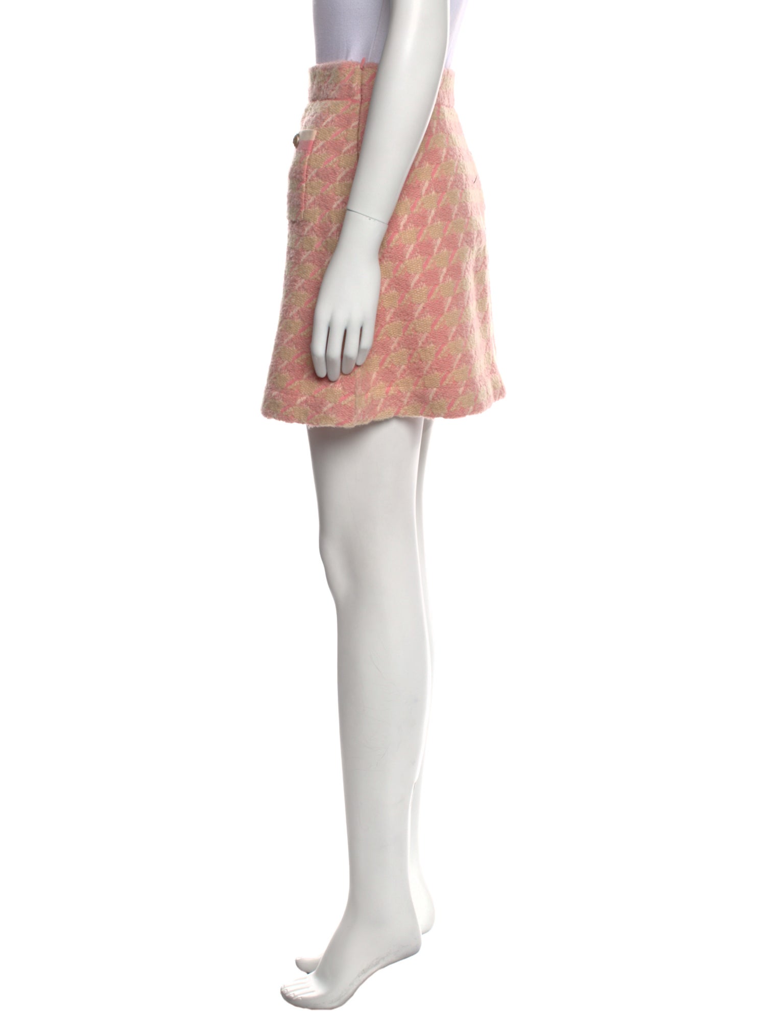 Sandro Printed Mini Skirt