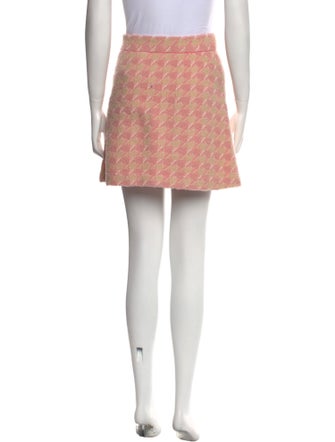 Sandro Printed Mini Skirt