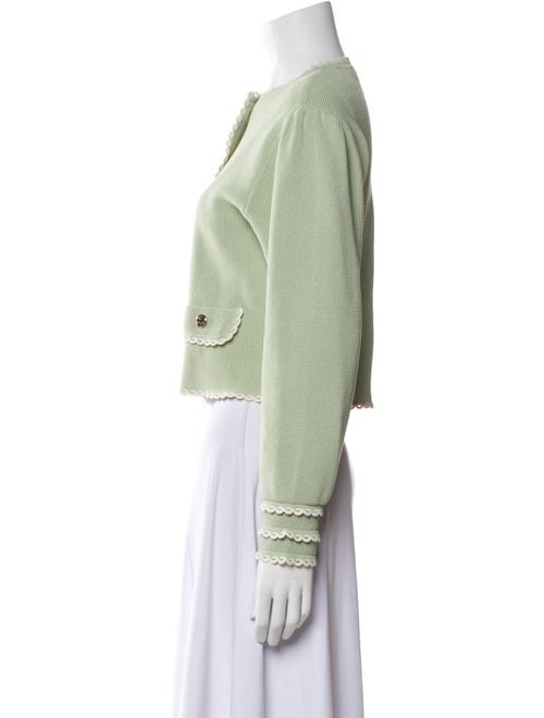 Sandro Plaid Print Crew Neck Sweater