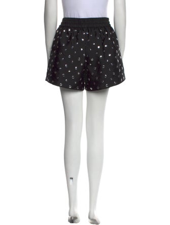 Sandro Polka Dot Print Mini Shorts