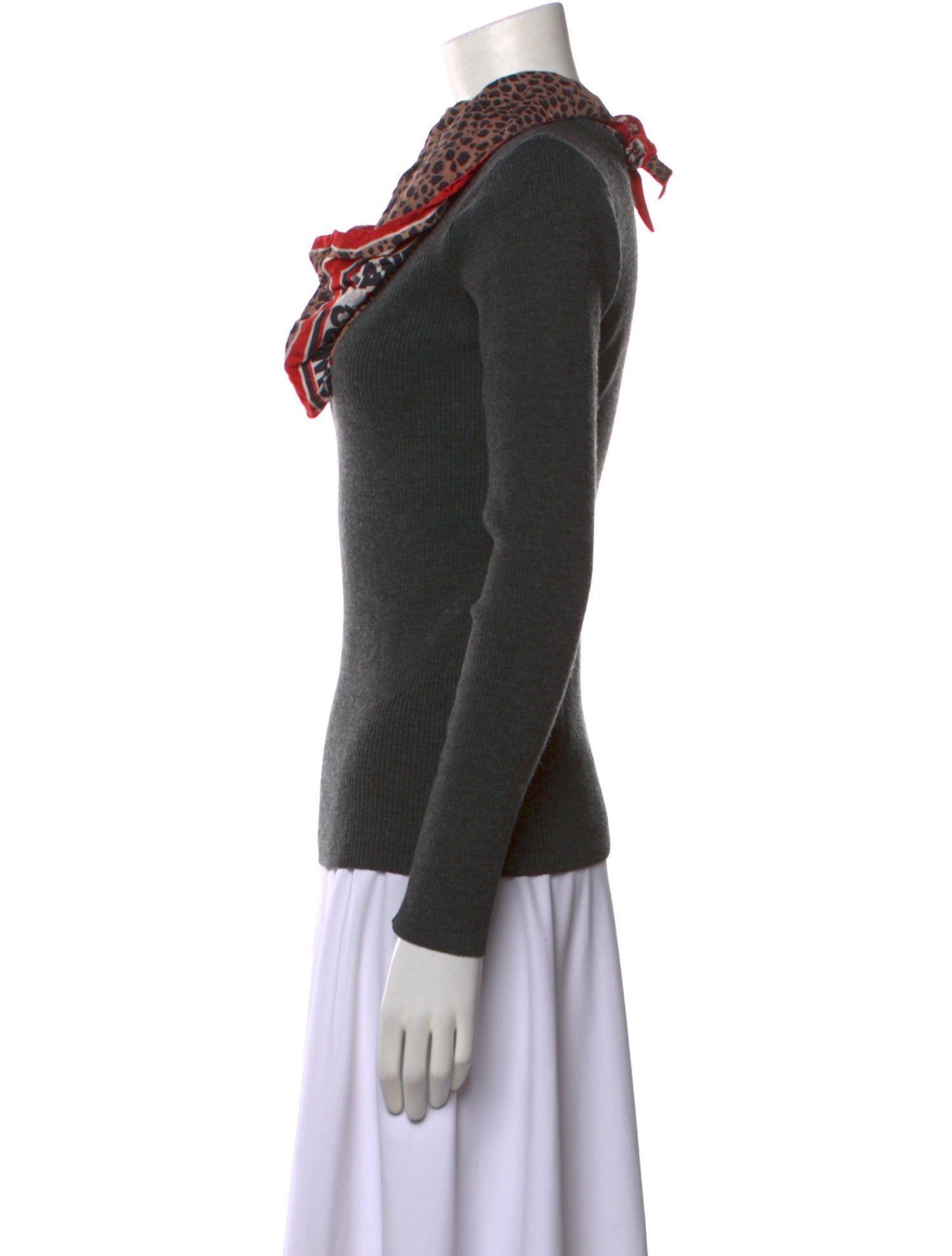 Sandro Wool Printed Sweater