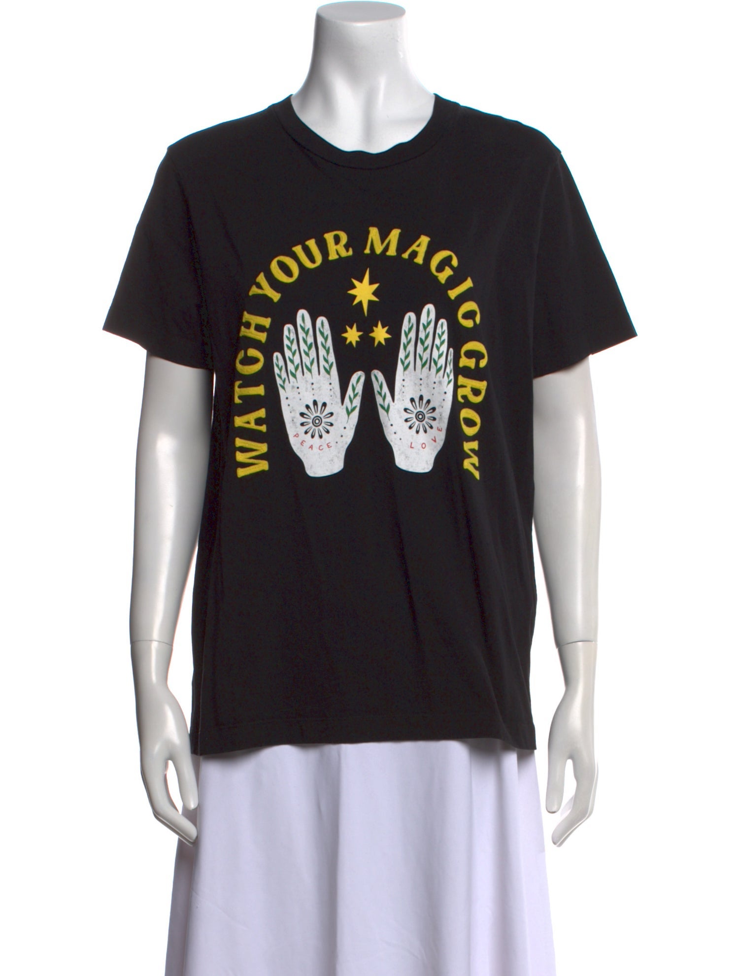 Sandro Graphic Print Crew Neck T-Shirt