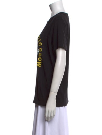 Sandro Graphic Print Crew Neck T-Shirt