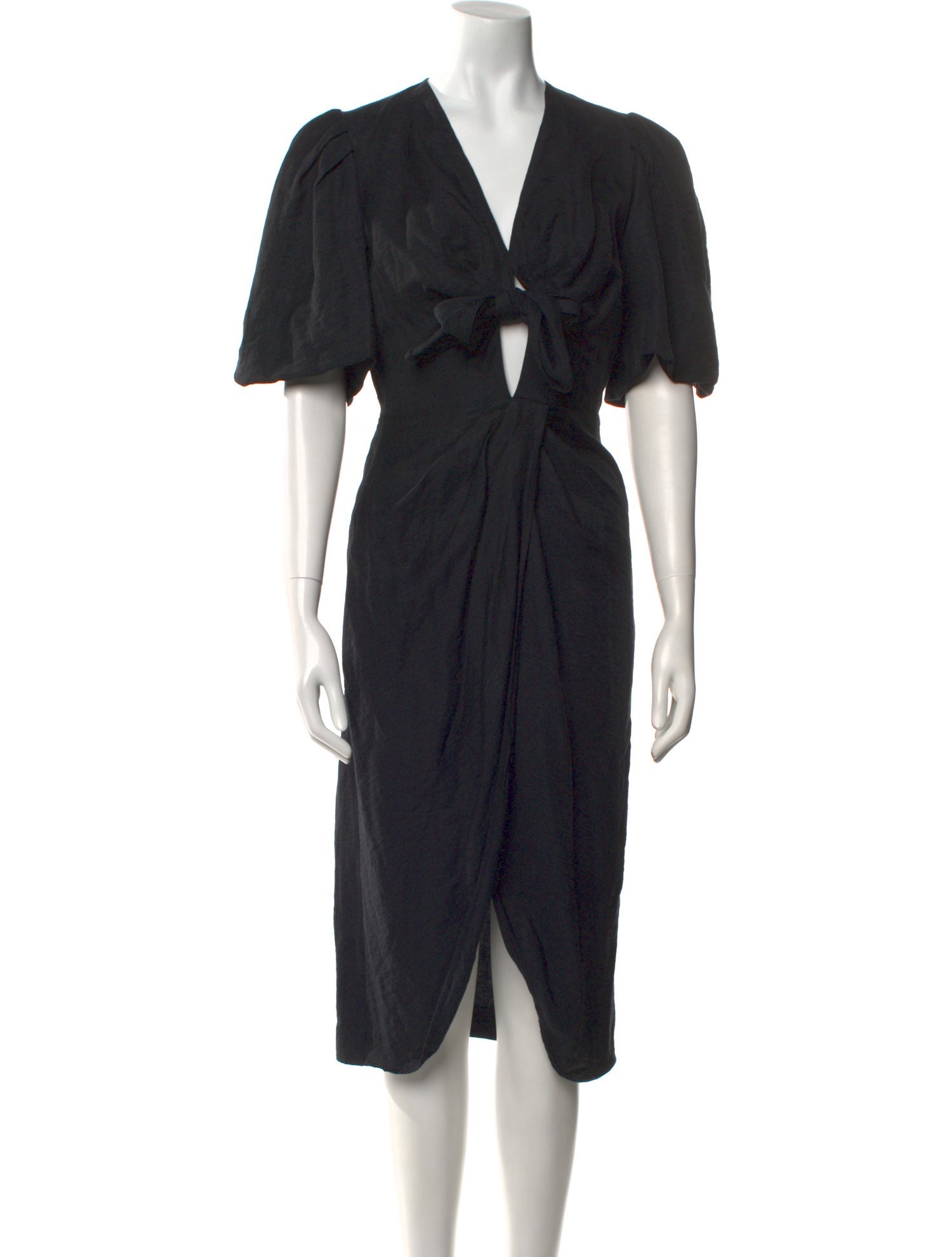 Sandro Linen Midi Length Dress