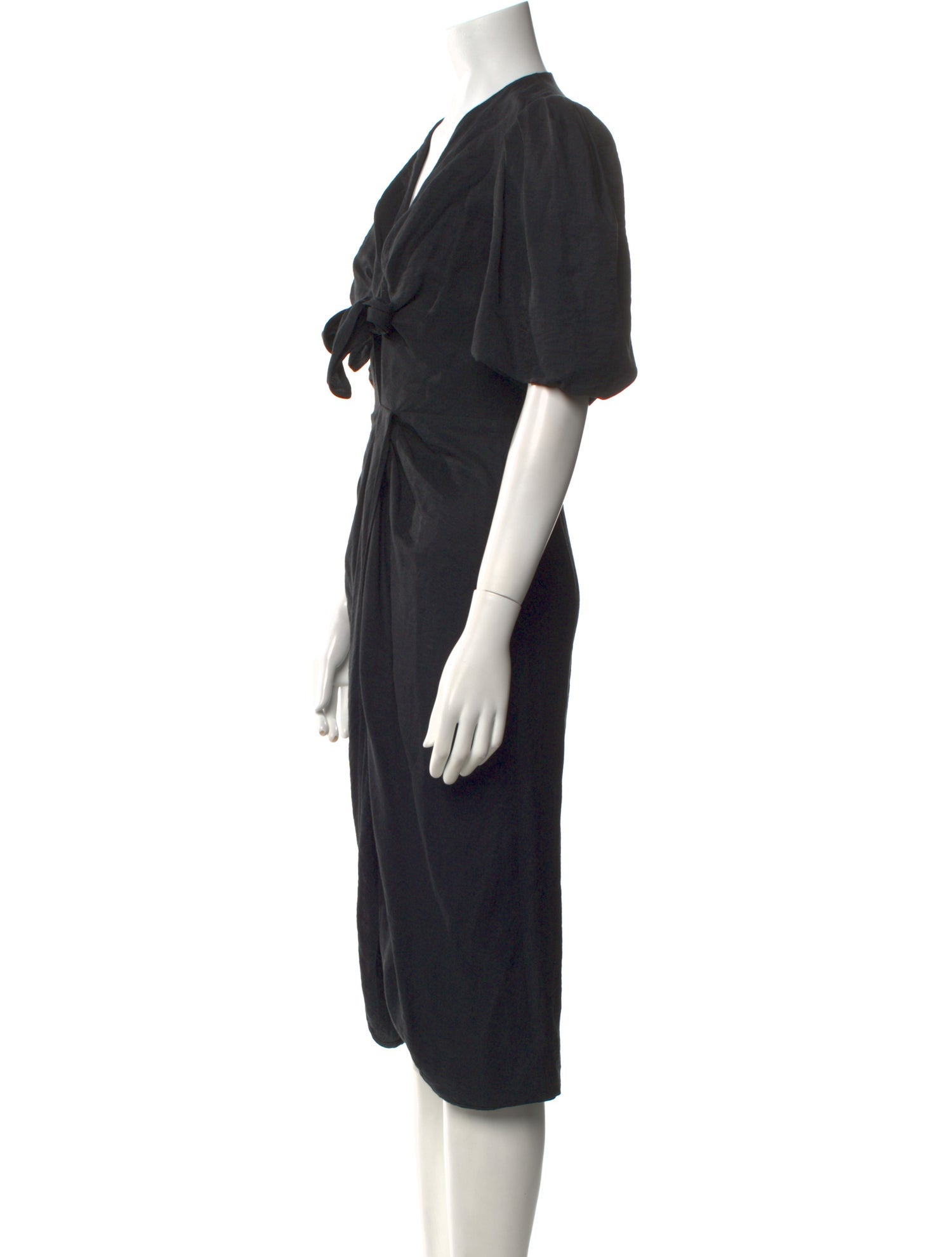 Sandro Linen Midi Length Dress