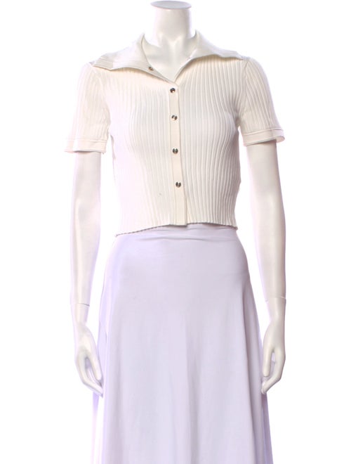 Sandro Short Sleeve Crop Top