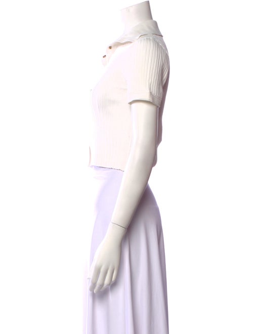 Sandro Short Sleeve Crop Top