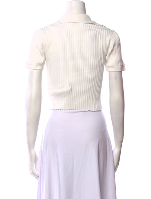 Sandro Short Sleeve Crop Top