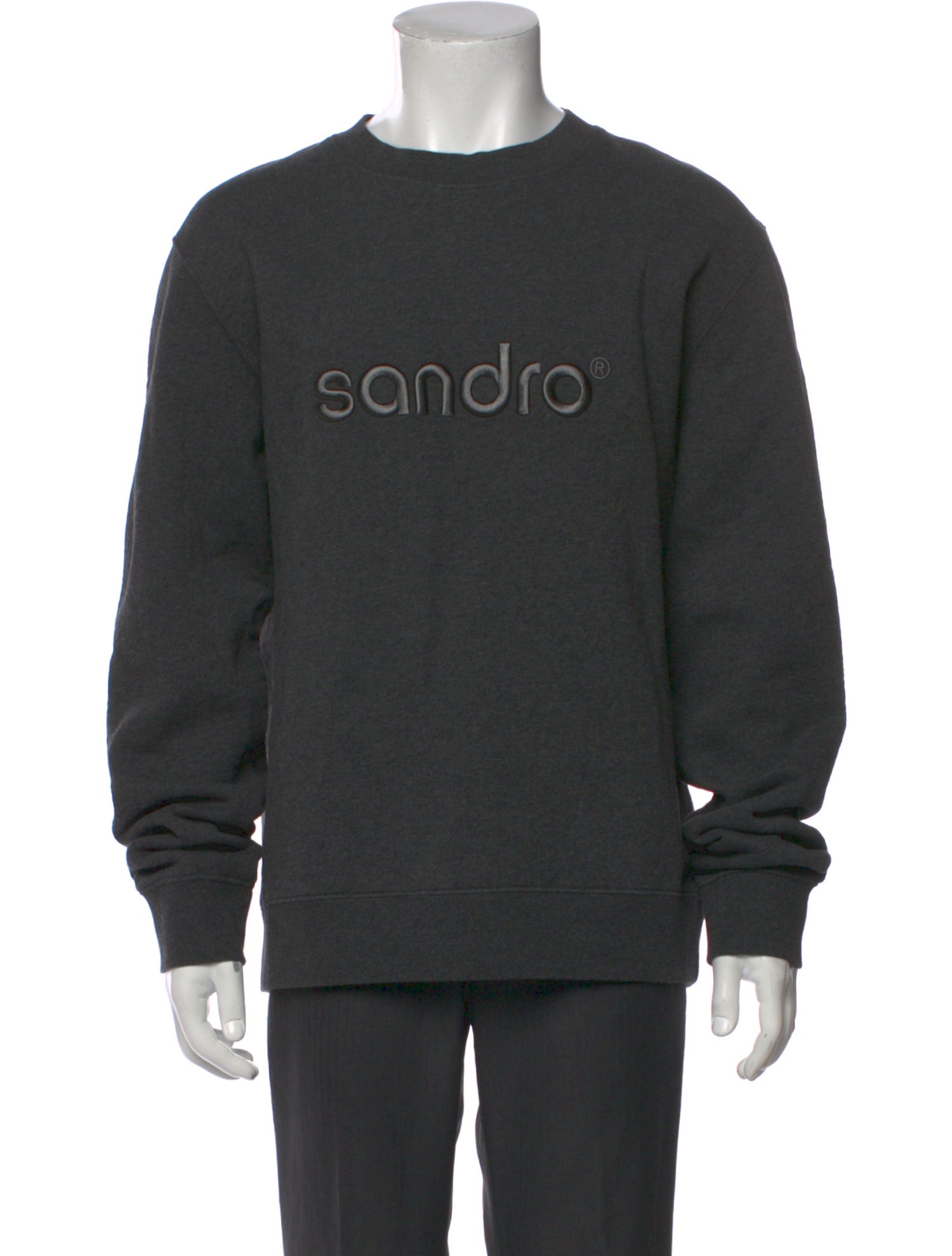 Sandro Graphic Print Crew Neck Pullover w/ Tags