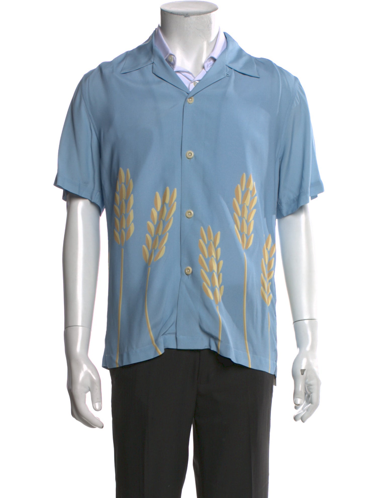 Sandro Printed Short Sleeve Shirt w/ Tags