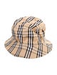 Sandro Solid & Plaid Reversible Bucket Hat