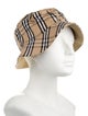 Sandro Solid & Plaid Reversible Bucket Hat
