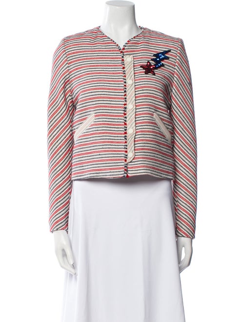 Sandro Striped Evening Jacket