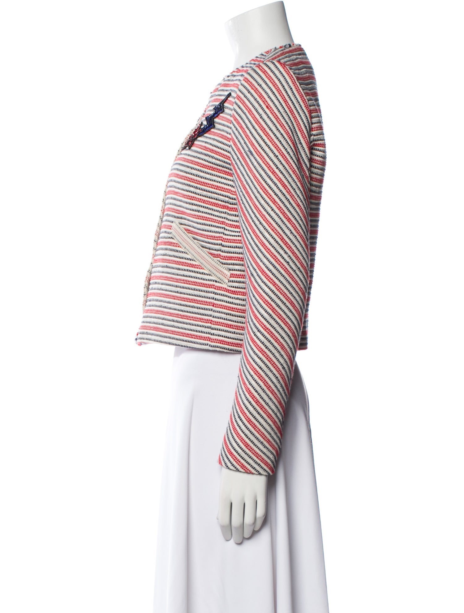 Sandro Striped Evening Jacket