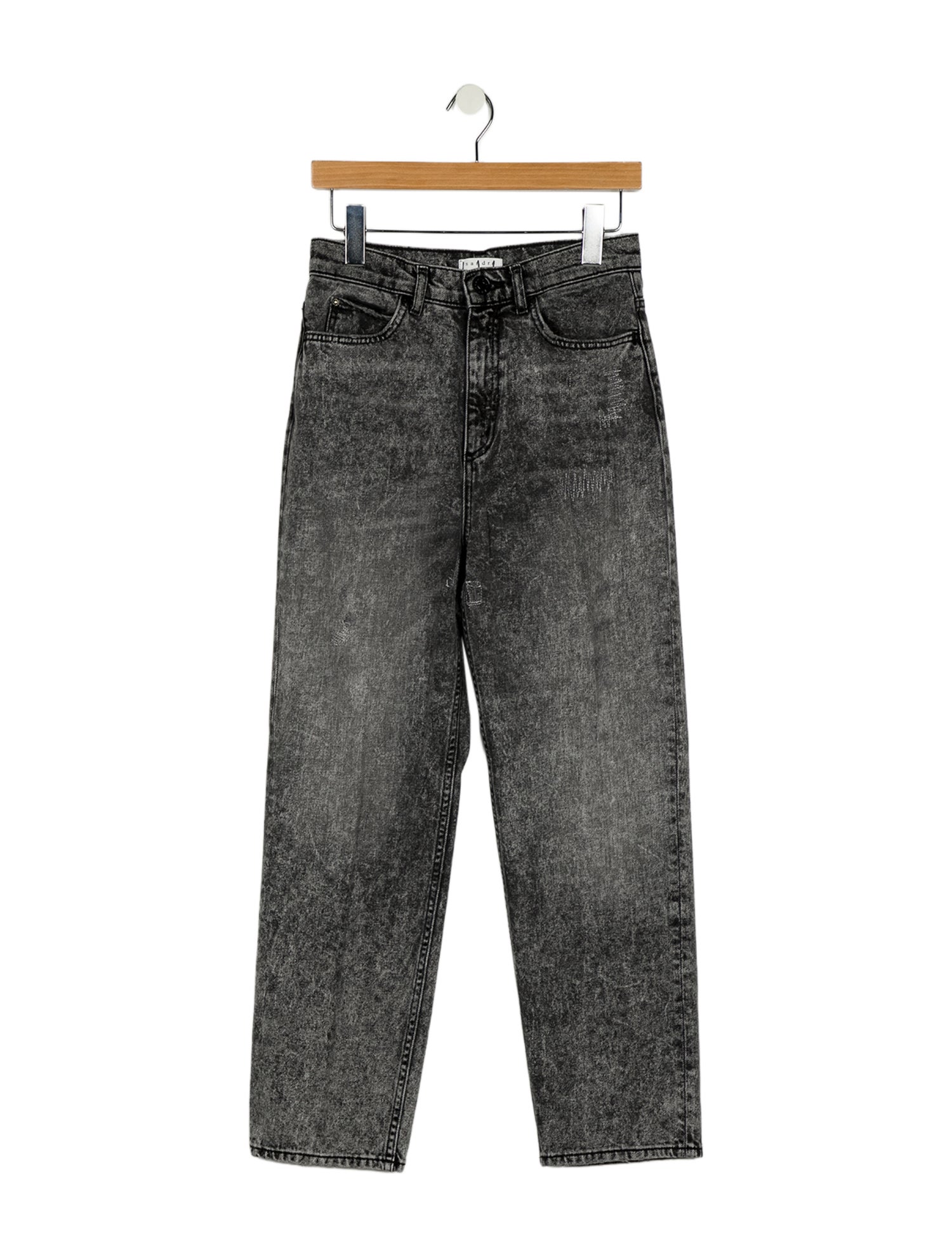 Sandro High-Rise Straight Leg Jeans