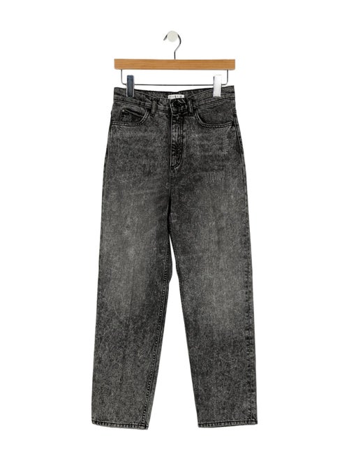 Sandro High-Rise Straight Leg Jeans