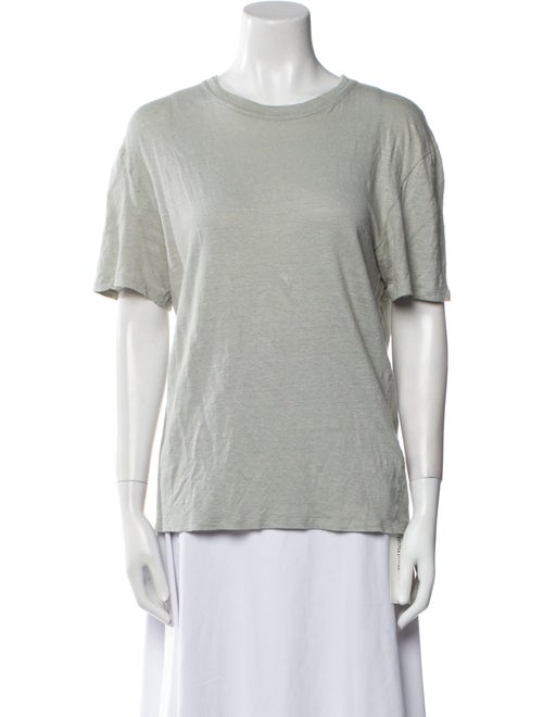 Sandro Linen Bateau Neckline T-Shirt