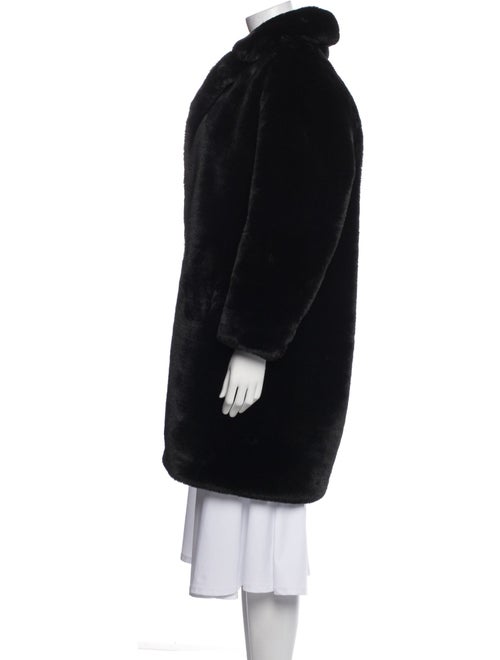 Sandro Faux Fur Coat
