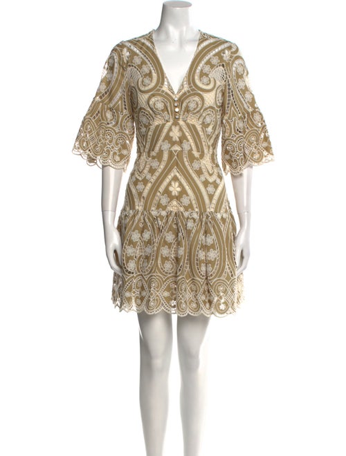 Sandro Printed Mini Dress