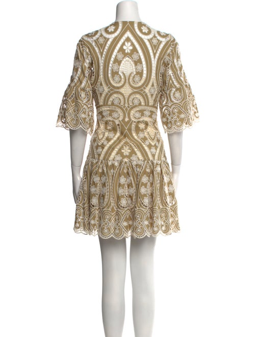 Sandro Printed Mini Dress