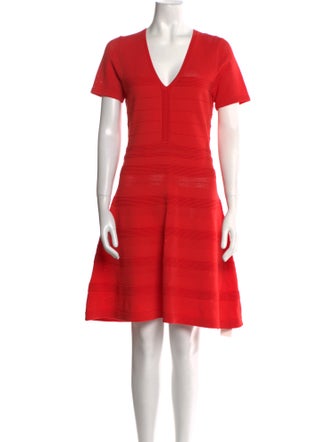 Sandro V-Neck Mini Dress