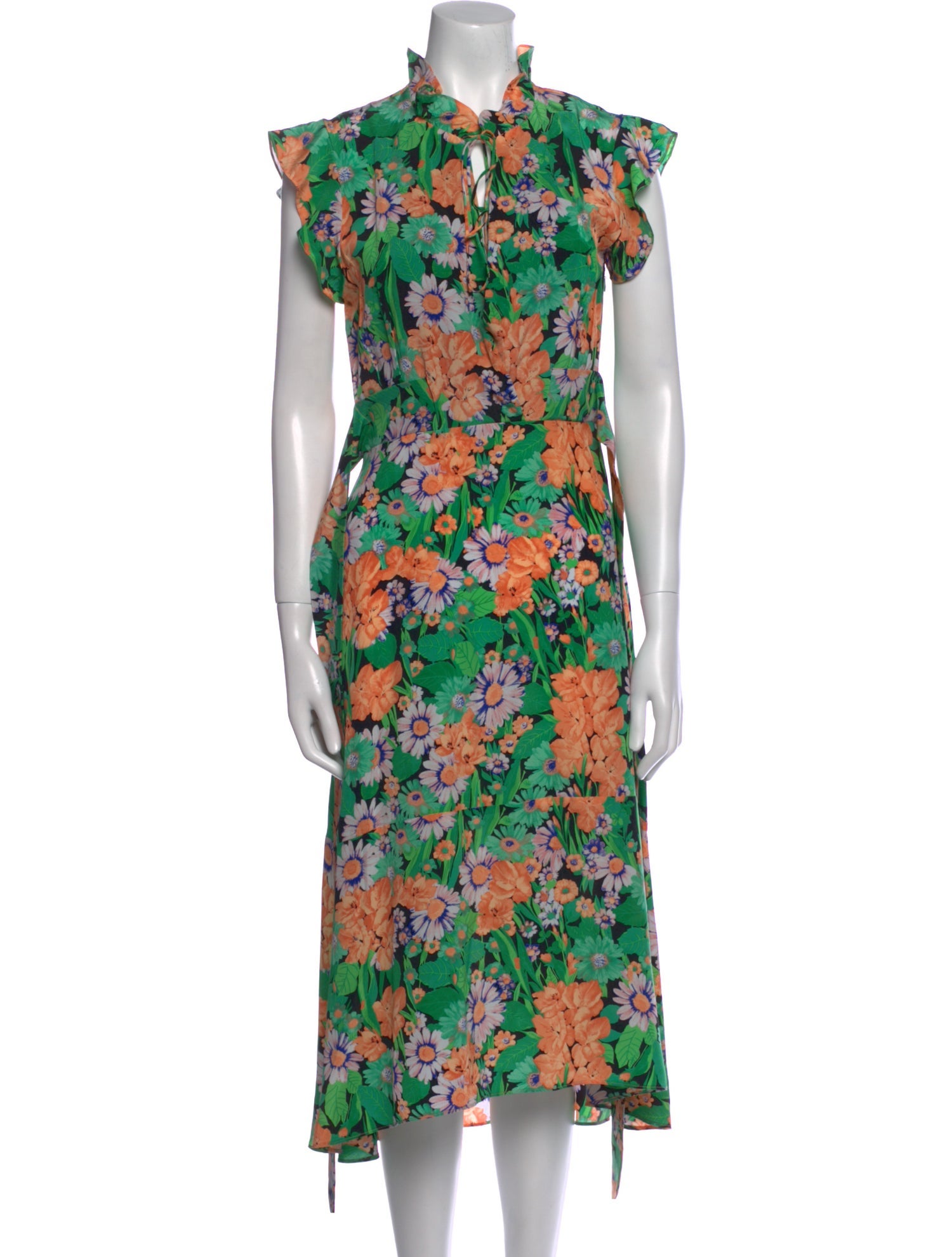 Sandro Silk Midi Length Dress