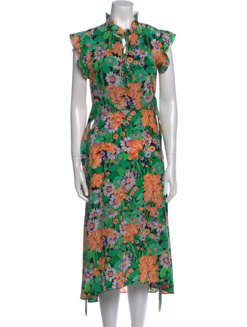 Sandro Silk Midi Length Dress