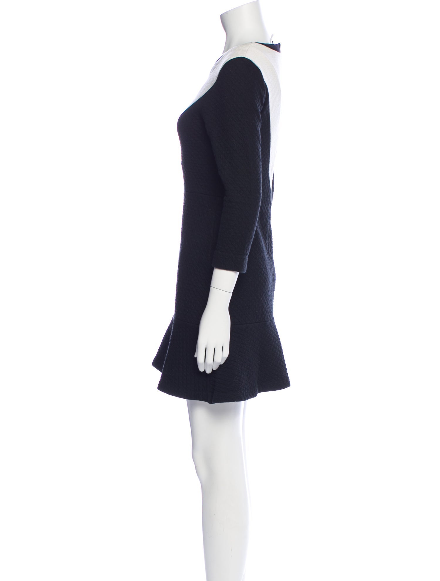 Sandro Scoop Neck Mini Dress