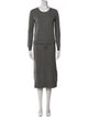 Sandro Wool Midi Length Dress
