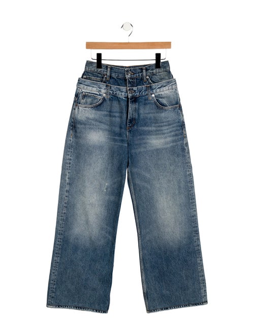 Sandro High-Rise Wide Leg Jeans