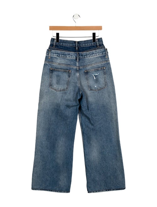 Sandro High-Rise Wide Leg Jeans