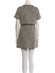 Sandro Tweed Pattern Mini Dress