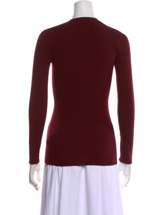 Sandro V-Neck Long Sleeve Polo