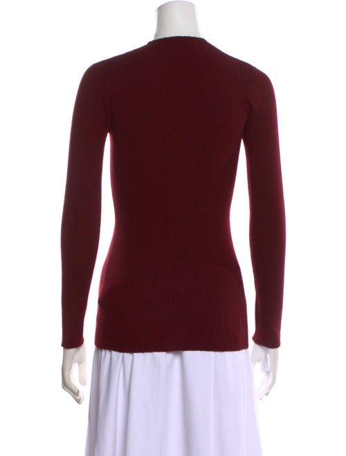 Sandro V-Neck Long Sleeve Polo