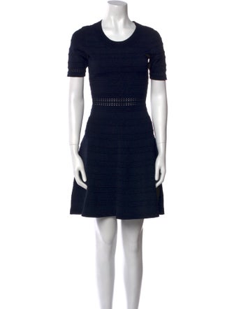 Sandro Crew Neck Mini Dress