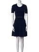 Sandro Crew Neck Mini Dress