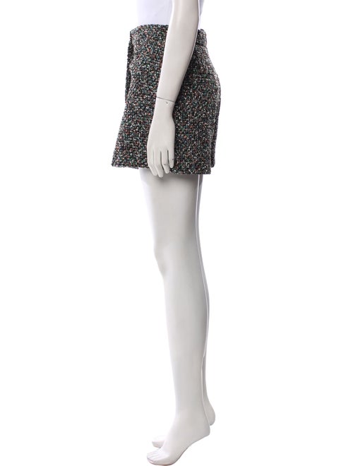 Sandro Tweed Pattern Mini Shorts
