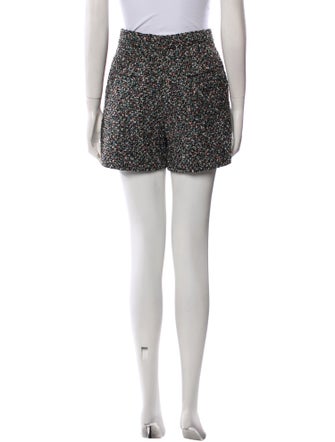 Sandro Tweed Pattern Mini Shorts